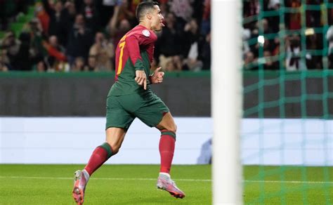 Cristiano Ronaldo Hits Th International Goal With Stunning Freekick