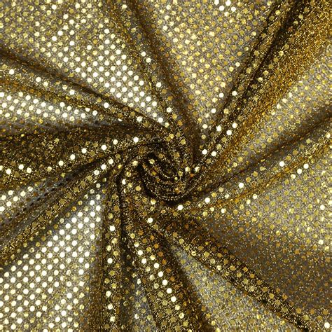 Gold Sequin Material