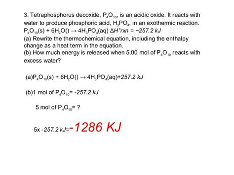 Enthalpy diagrams