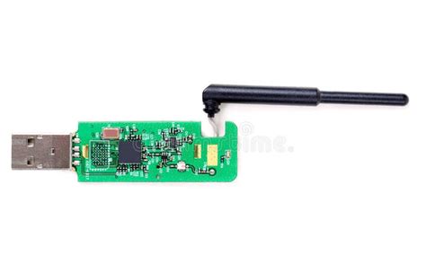 bluetooth module isolated  white stock image image  information
