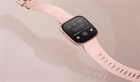 Fitbit Versa 2 Health And Fitness Smartwatch Petal Copper Rose