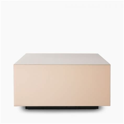HKliving Mirror Block Coffee Table Nude MySmallSpace UK