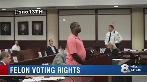 Federal Judge Denies Floridas Request To Put Felons Voting Rights