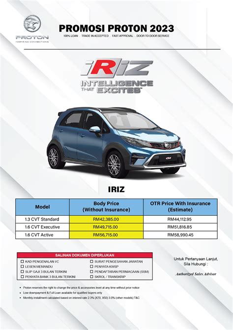 Proton Iriz Price 2023 Latest Promotion Proton Malaysia