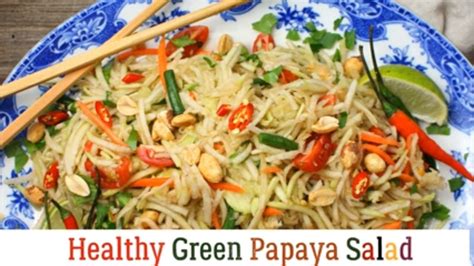 Healthy Green Papaya Salad Diabetic Friendly Healthy Salad By Madhu