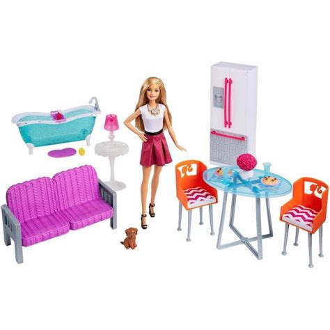 Set De Regalo Mu Eca Barbie Y Mobiliario Dmx Barbiepedia