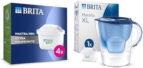 BRITA Wasserfilter Kartusche MAXTRA PRO Extra Kalkschutz 4er Pack