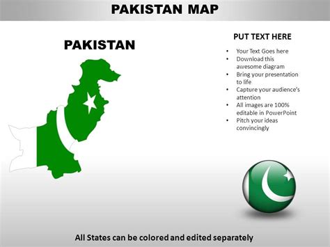 Pakistan Country Powerpoint Maps Powerpoint Slide Template