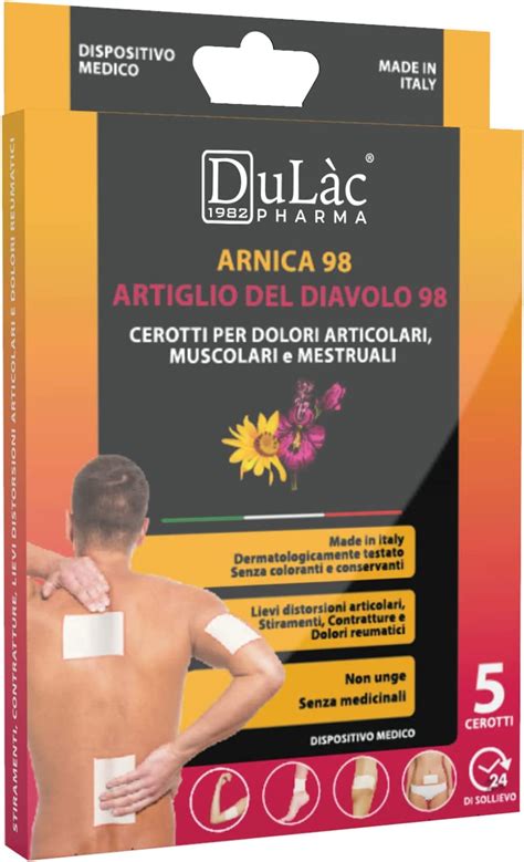 Dul C Cerotti Antidolorifici Con Arnica E Artiglio Del Diavolo