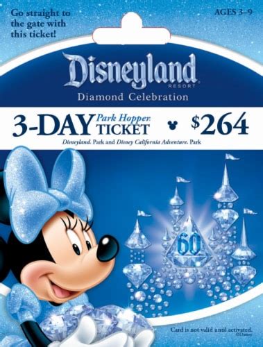 Disneyland 3-Day Park Hopper Ticket, 1 Count - Food 4 Less