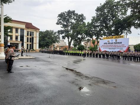 Kementerian Polda Jambi Gelar Pasukan Operasi Keselamatan Siginjai