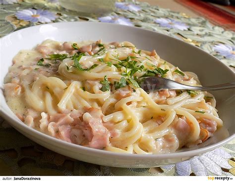 Špagety Carbonara recept TopRecepty cz