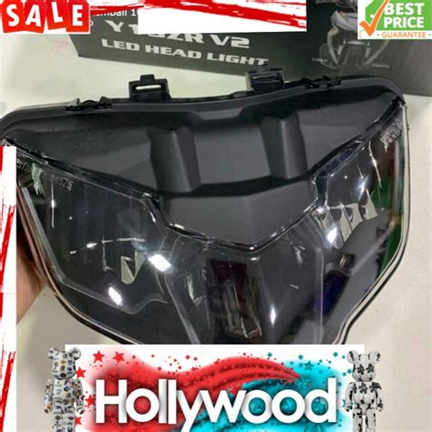 Y15ZR V2 SMOKE HEAD LAMP Y15 V2 HEAD LAMP SMOKE 100 GOOD QUALITY