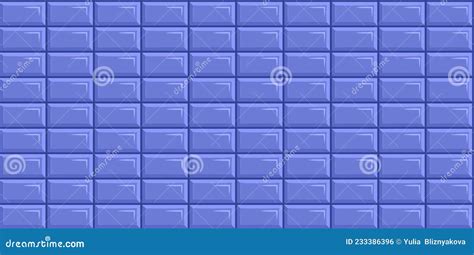 Subway Tiles Seamless Rectangular Blue Background Vector Illustration