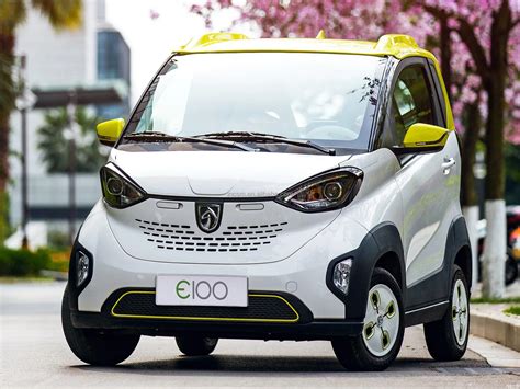 China S Hot New Energy Pure Electric Vehicle Used Car Wuling Baojun E100 Buy At Present The