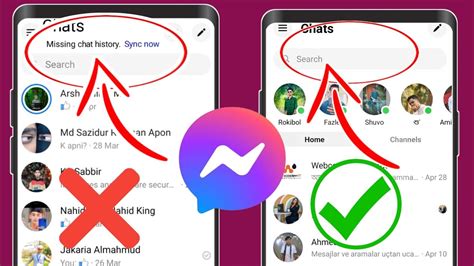 Paano Ayusin Ang Messenger Nawawalang Chat History Sync Now Option Not
