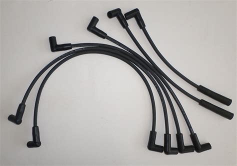 Chevy Inline 6 Straight 6 194 230 250 292 Hei Black 8mm Hi Perf Spark Plug Wires Swapmeetparts