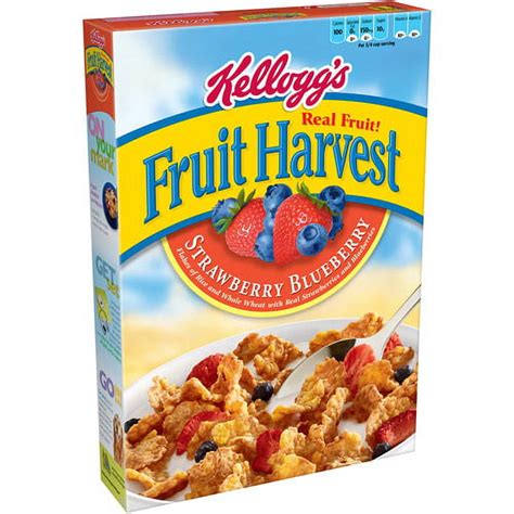 Kelloggs Fruit Harvest Cereal 122 Oz