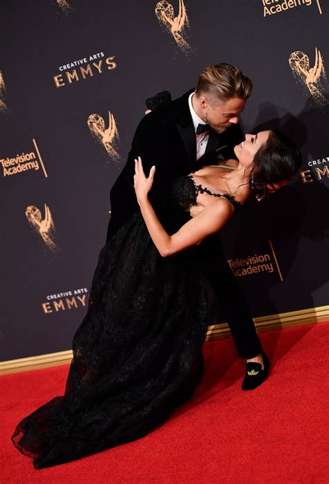 Derek Hough and Girlfriend Hayley Erbert Share Sweet Moment at the ...