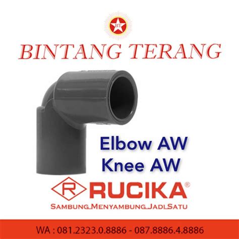 Jual Keni AW 4 Rucika Knee AW Rucika 4 Inch Elbow AW Knie TS