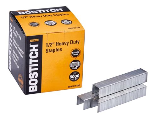 Premium Heavy Duty Staples 1 2 Bostitch Office