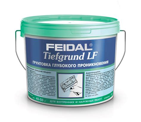 Грунтовка глубокого проникновения Feidal Tiefgrund LF Konzentrat ...