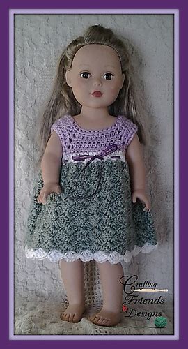 Ravelry Doll Diamond Dress Pattern By Kate Wagstaff