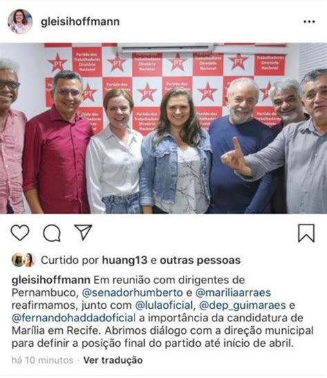 Decisão do PT sobre candidatura de Marília Arraes fica para abril