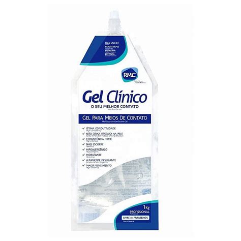 Gel Condutor Incolor Para Ultrassom E Corrente Kg Rmc Medical