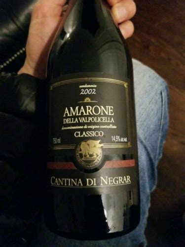 2002 Cantina Di Negrar Amarone Della Valpolicella Classico Vivino