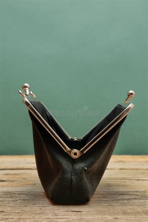 Empty Old Purse Stock Photo Image Of Wood Debt Wooden 133554644