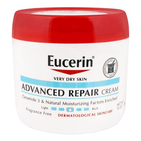 Purchase Eucerin Advanced Repair Cream Very Dry Skin Fragrance Free 454g Online At Special