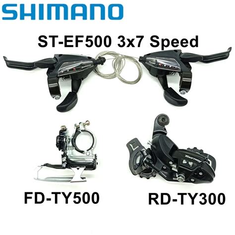 Original Shimano 21 Speed Groupset Rd Ty300 Rear Derailleur St Ef500