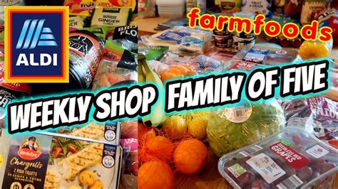 ALDI GROCERY HAUL FARMFOODS BARGAINS YouTube