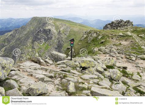 Ridgeway Van Chopok Om Dumbier Nizke Tatry Lage Lagere Tatra