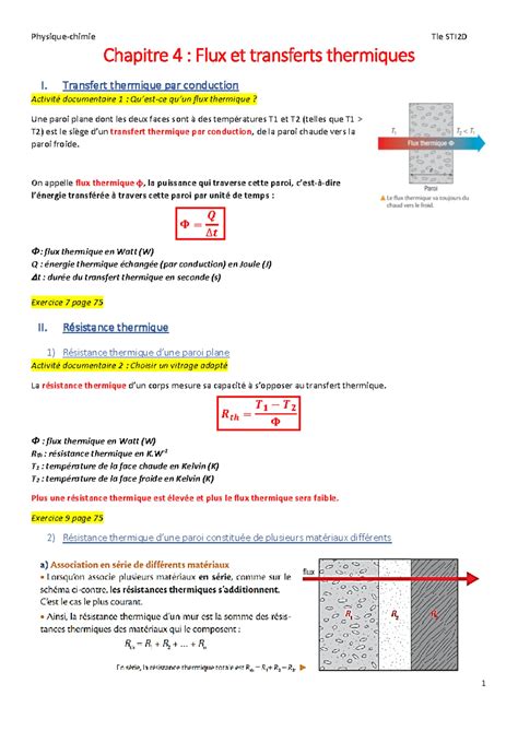 Fiche de Révision sur la Quantité de Matière en Chimie - Studocu