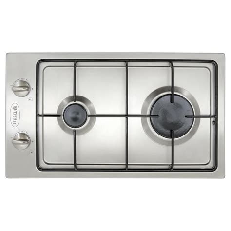 Encimera Gas 2 Platos Inox Domino 2E Sodimac Falabella