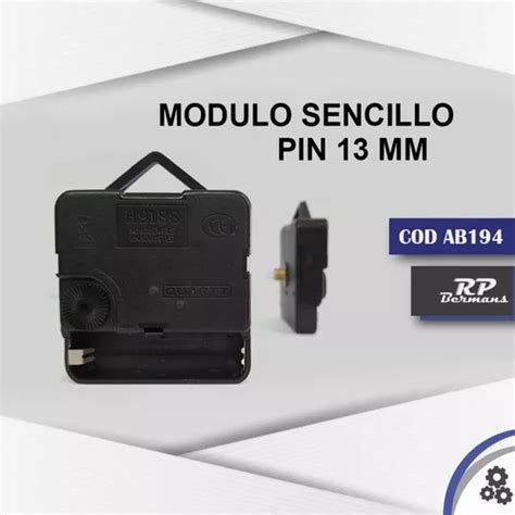 Modulo Maquinaria Para Reloj De Pared De Pin Mm Cuotas Sin Inter S