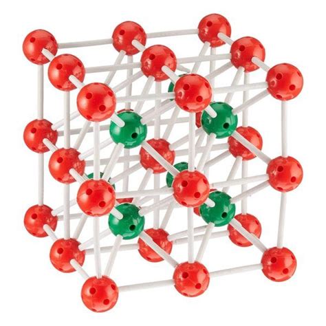 Cesium Chloride Crystal Structure Model