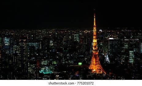 Tokyo Tower Night View Stock Photo 775201072 | Shutterstock