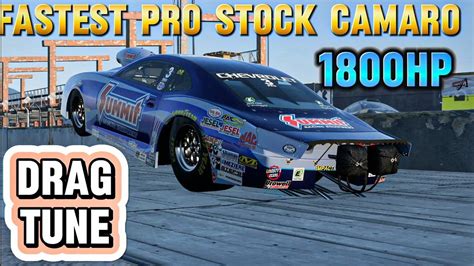 Forza Horizon Fastest Pro Stock Camaro Drag Build Tune Youtube