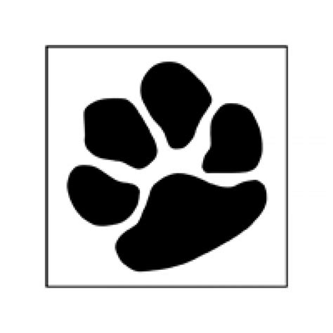 Tiger Paw Print Stencil - ClipArt Best