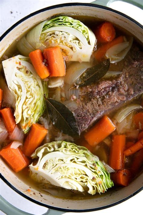 Corned Beef And Cabbage Recipe Slow Cooker And Stovetop The Forked Spoon