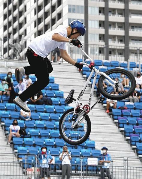 中村予選2位 自転車bmxフリースタイル：中日新聞web