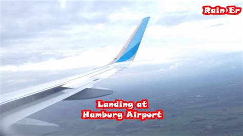 Landeanflug Hamburg Flughafen Youtube