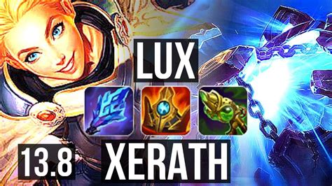 LUX Caitlyn Vs XERATH Ezreal SUP 0 1 17 65 Winrate KR