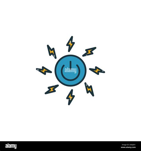 Energie Symbol Gesetzt Vier Elemente In Verschiedenen Stilrichtungen