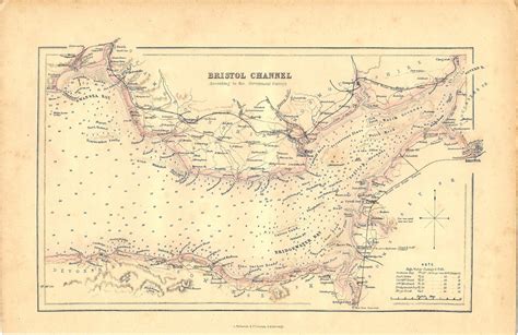 Bristol Channel antique chart – Maps and Antique Prints