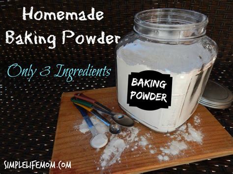 Homemade Baking Powder Recipe Simple Life Mom