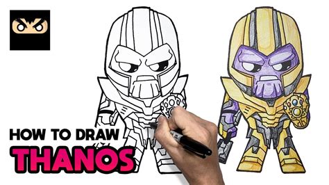 How To Draw Thanos Avengers Endgame 타노스 그리기 어벤져스 엔드게임 Youtube